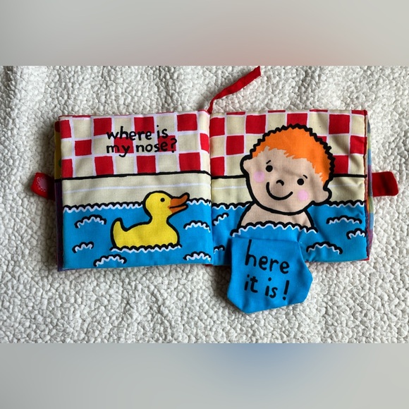 Cloth Baby Books & Teddy Bear Security Blanket - Picture 8 of 14